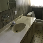 bathroom before renovation